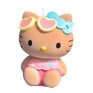 哈喽kt变色猫必胜客联名同款紫外线变色kt猫