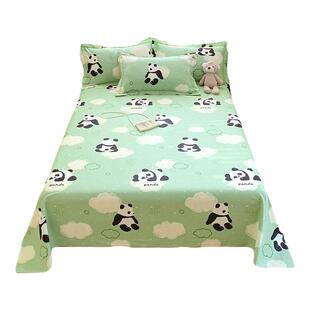 床单单件纯棉100全棉儿童1米5单人学生宿舍200x230双人加厚被单