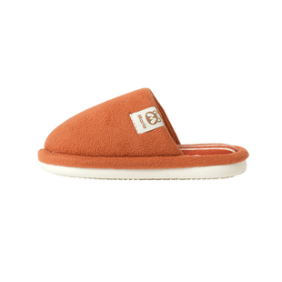 儿童包头棉拖鞋 男童女童简约平底防滑静音居家棉鞋 可亲子 冬款