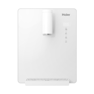 海尔自吸管线机餐边柜接桶装水家用壁挂式饮水机不锈钢管即热嵌入