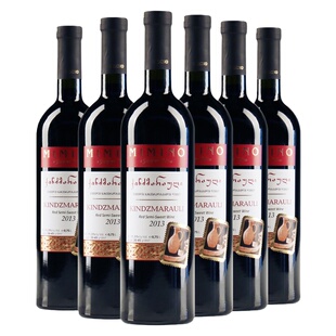 【即将售罄】格鲁吉亚原瓶进口卡赫季金兹玛拉屋里半甜红葡萄酒