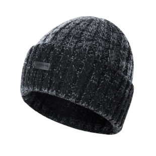 MISSION UV纯羊毛保暖毛线帽加厚针织帽冷帽户外护耳防寒帽子男冬