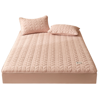 A类母婴级大豆夹棉纯棉床笠单件