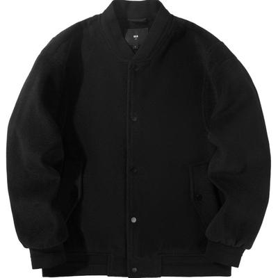 海澜之家棒球领加厚保暖时尚夹克