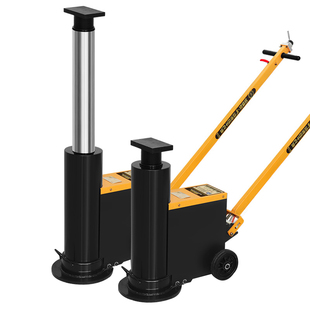 汽修气动液压顶高机80吨100吨高位顶大梁加高千斤顶大车重型卡车