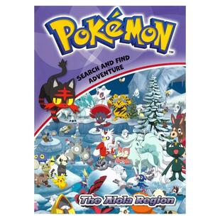 宝可梦历奇行动1-8 Pokemon Search And Find Adventure 神奇宝贝 卡通动画 故事绘本 英文原版进口儿童图书