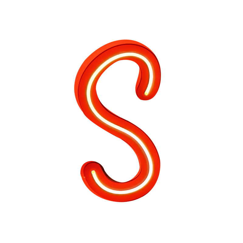 美式网红铁艺复古金属字壳Led广告牌/标识牌