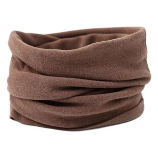 双面绒德绒加绒加厚脖套保暖方防风寒护脖颈套纯色男女款围脖秋冬