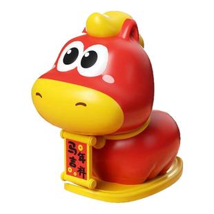 2026新款萌趣搞怪上链萌马招财倒立创意趣味新年儿童益智马年玩具