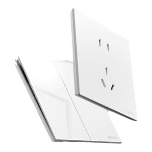 公牛g57哑光暮雪白超薄开关插座面板套餐五孔插座g56官网旗舰