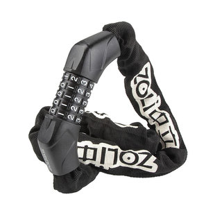 中立自行车防盗密码链条锁电动电瓶车山地单车大门链条链子锁配件