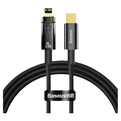 倍思适用苹果14自动断电PD快充线