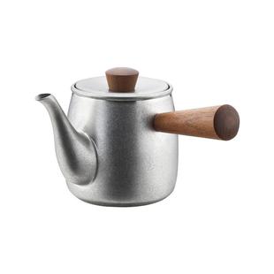 【自营】宫崎制作所日本进口304不锈钢小茶壶急须泡茶壶带滤茶器