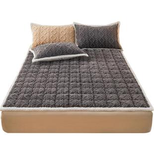 冬季保暖毛毯垫子珊瑚羊羔牛奶绒铺床垫褥子学生宿舍软垫家用卧室