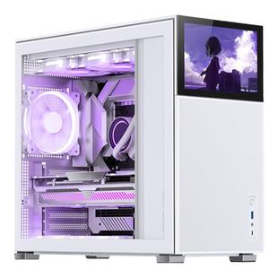 乔思伯D41松果ATX机箱立式台式电脑MATX主机外壳网孔透气玻璃侧透