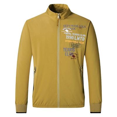 七匹狼潮牌男装立领茄克衫