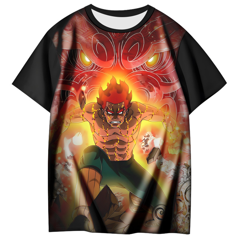迈特凯火影忍者短袖T恤衫动漫衣服夏季黑色上装二次元周边男女款