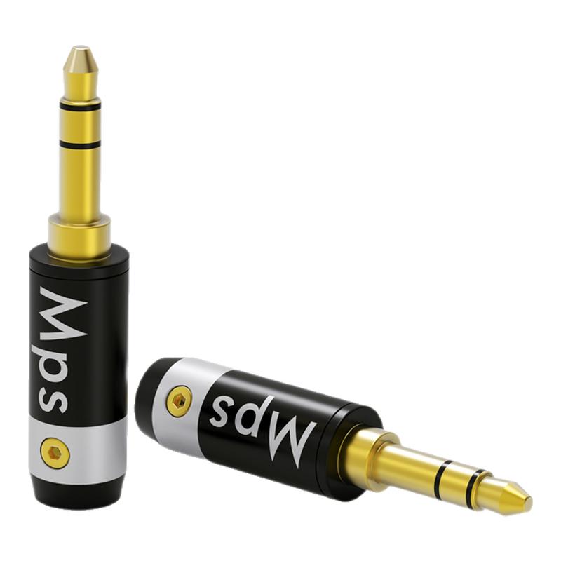 MPS进口对录3.5耳机发烧音响音频维修插头立体声焊接diy接头