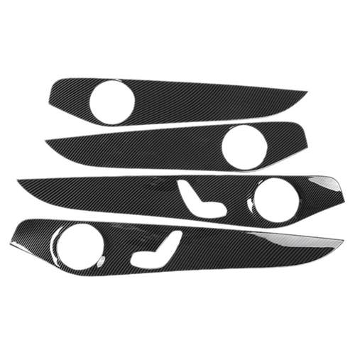 适用15-21款奔驰新C级GLC改装内饰C180内车门装饰面板碳纤维贴片