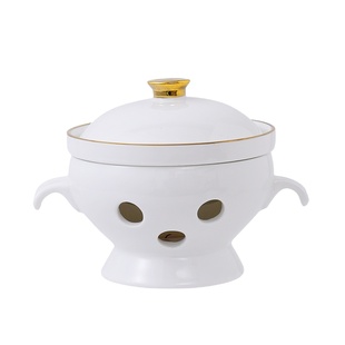 鱼胶辽参盅佛跳墙炖盅鲍鱼捞饭餐具蜡烛加热餐具位上餐具燕窝碗