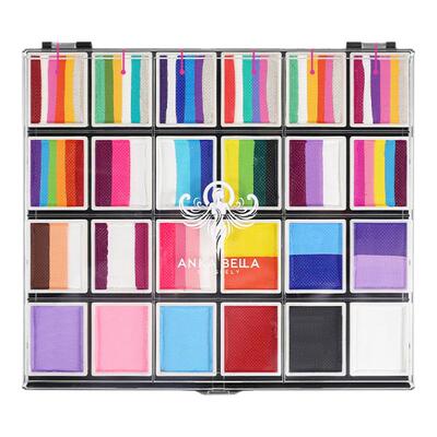 Anka Bella儿童面部彩绘水洗颜料画画工具脸部专用多色24全能画家