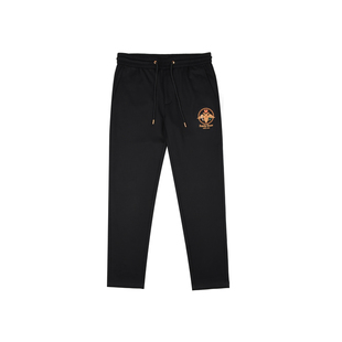 【弹力不拘束】Raidy Boer/雷迪波尔男刺绣双头鹰新针织裤3004-70