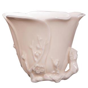 古垚/庄晓阳手工孩儿红茶杯白瓷办公水杯个人杯茶具品茗杯/梅花杯