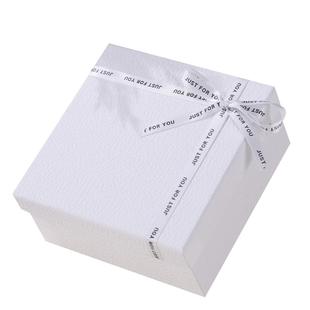 大号礼物盒生日礼盒空盒子正方形礼品包装盒手提高级伴手礼盒纯色