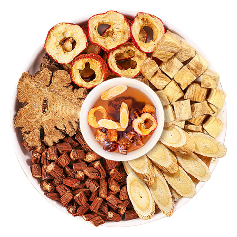 五通茶丹参黄芪山楂川芎葛根茶三通茶泡水喝五福茶中药材官方正品