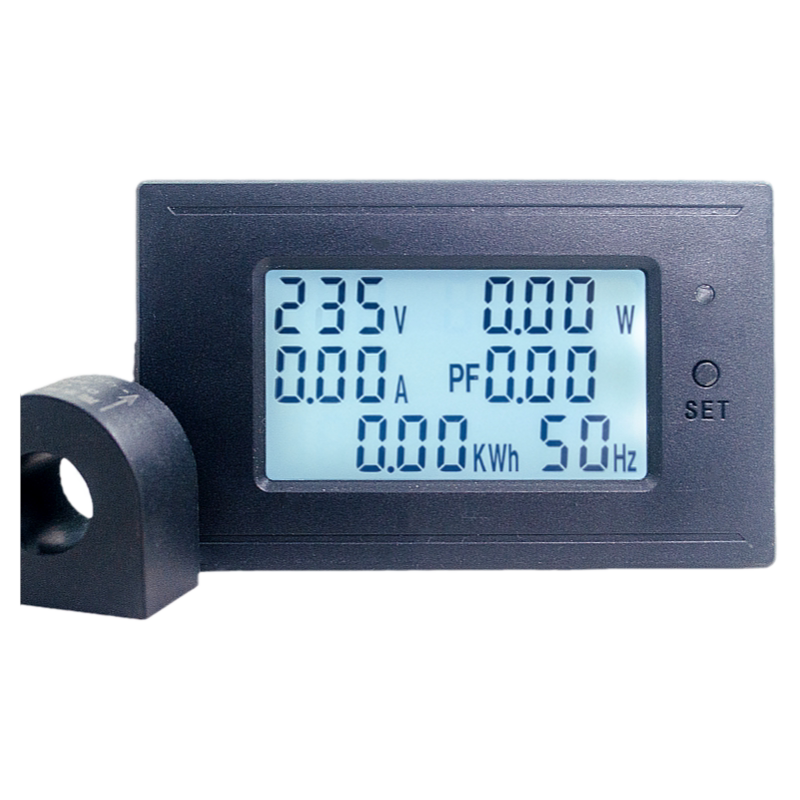 交流多功能表电能表电压电流功率AC220V数显100A电力显示面板电表