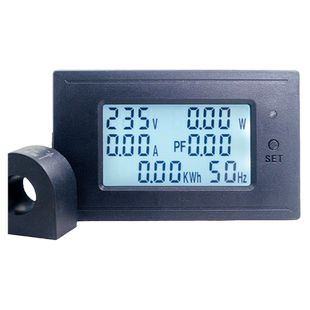 交流多功能表电能表电压电流功率AC220V数显100A电力显示面板电表