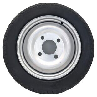 电动三轮车实心轮胎300-8/350-12/400/450一12寸免充气实心胎总成