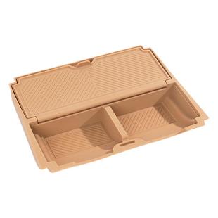 适用岚图梦想家中控下储物盒车载收纳置物原车色硅胶内饰改装配件