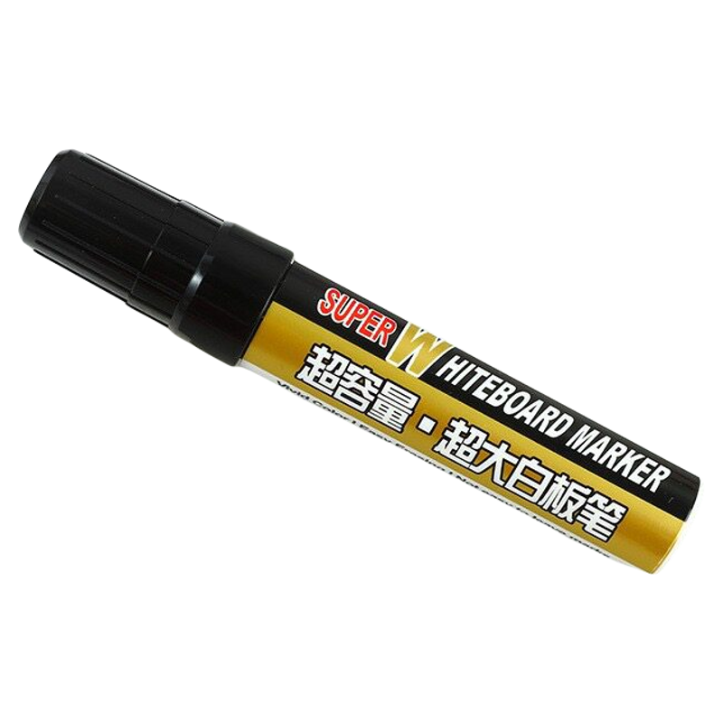 特大白板笔油性防水超大容量粗头标记笔黑红蓝三色速干不掉色
