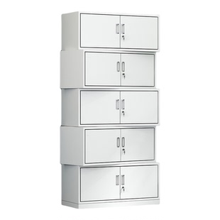 分体五节铁皮柜凭证柜顶柜铁皮柜通体五节资料柜带锁财务档案柜子