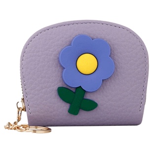 日系小花风琴卡包女可爱多功能小巧钱包便携手拿零钱包多卡位学生