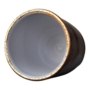 坐见山月高端个人专用茶杯大容量主人杯手绘生肖虎可乐杯大师手作