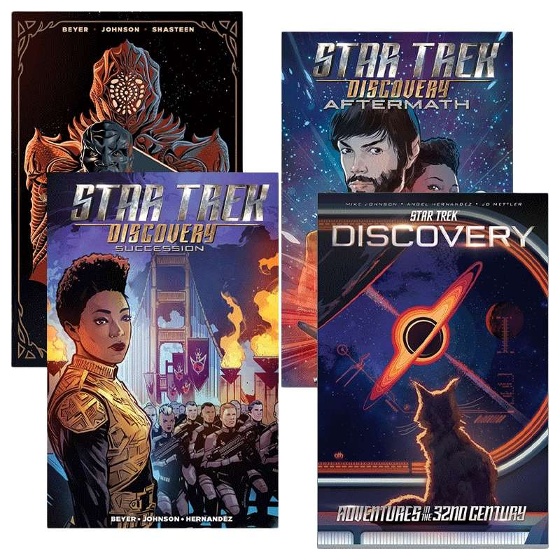 英文原版 Star Trek: Discovery 星际迷航 发现号系列4册 IDW官方漫画 Mike Johnson 英文版 进口英语原版书籍