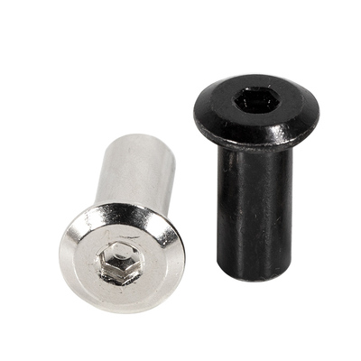 镀镍黑色内六角十字夹板螺母