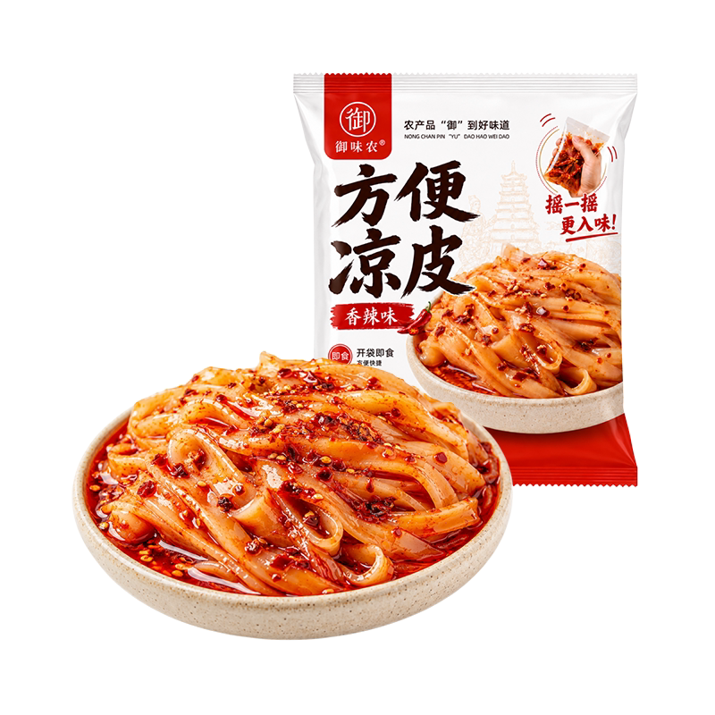 御味农鲜凉皮红油麻酱味开袋即食