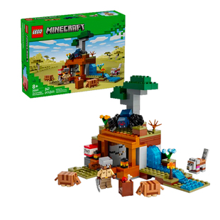 【自营】乐高我的世界游戏系列21269犰狳矿洞探险儿童拼搭积木