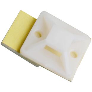 自粘式尼龙扎带定位片扎带固定吸盘扎带固定座 规格齐全100只一包