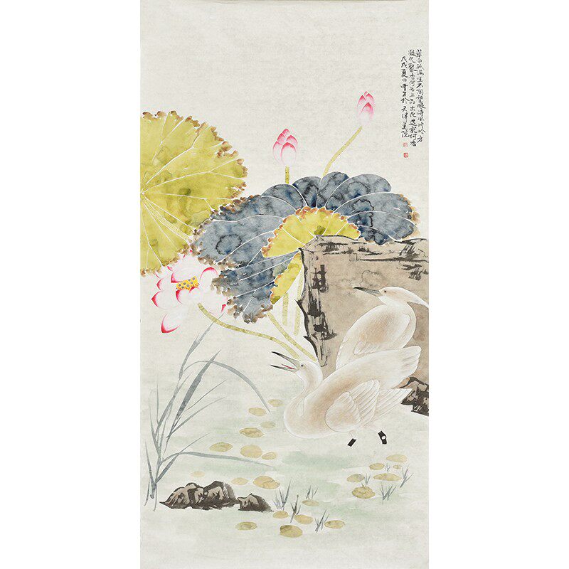 工笔花鸟画美院画家原创作品