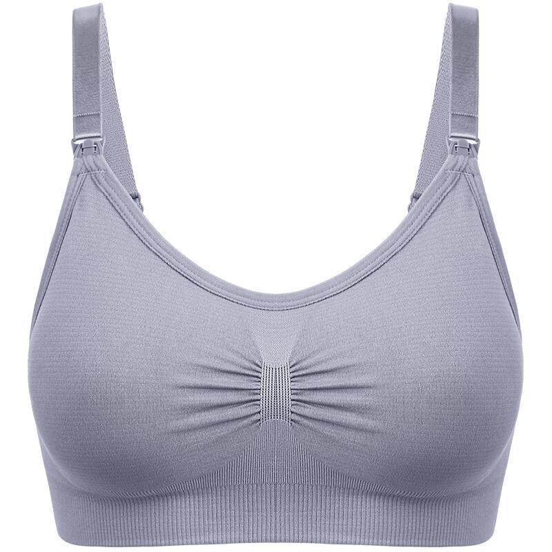 哺乳内衣防下垂聚拢产后喂奶专用孕妇文胸浦乳两用背心式大码薄款