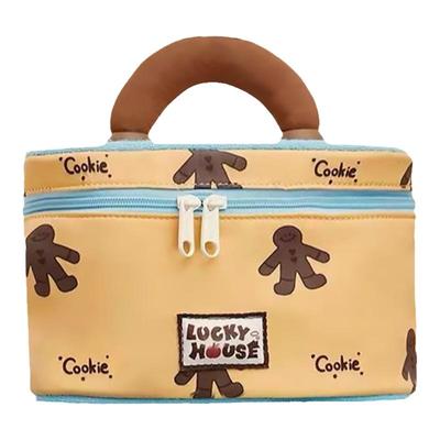 MOLA收纳包手提圆筒化妆包