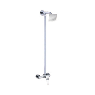 公共澡堂花洒套装浴场学校浴池工程简易单水淋浴明装冷热龙头