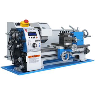 同琛210多功能微型仪表金属木工机床修杆家用小型佛珠机迷你车床