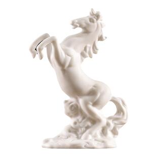 钓鱼翁庭院鱼缸造景马到成功生肖马摆件桌面微景观人物招财装饰品