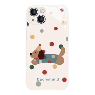 适用iphone15plus手机壳苹果16/17波点腊肠小狗苹果14多巴胺iphone13/12pro简约11高级xsmax新款xr/x女8plus