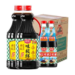 厨邦调味品1.63L×2瓶+490g×2瓶
